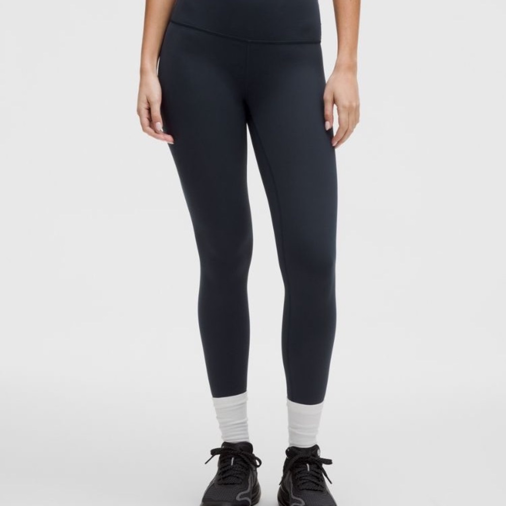 Lululemon true navy, camo leggings